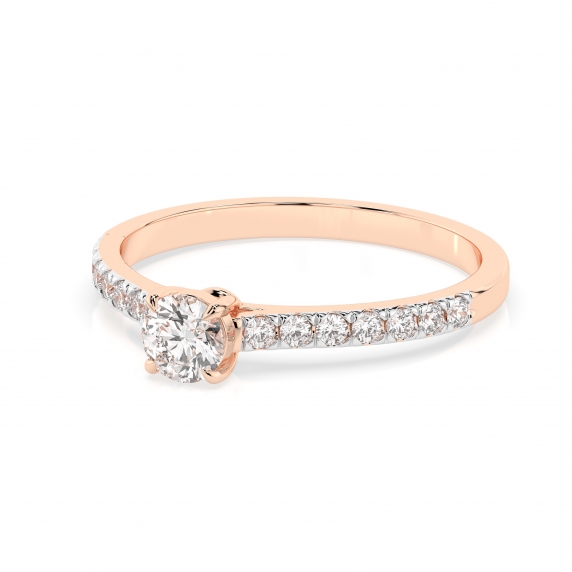 Gold Ring «Light» - 3