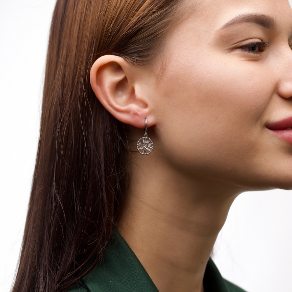 Серебряные серьги &amp;quot;Гармония&amp;quot; - 3