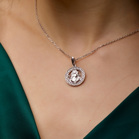 Stříbrný přívěsek &amp;quot;Panna&amp;quot; - 1