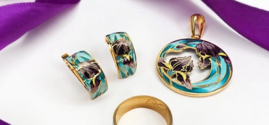 Украшения с эмалью