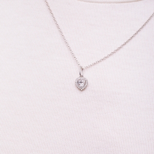 Stř&iacute;brn&yacute; př&iacute;věsek "Srdce"