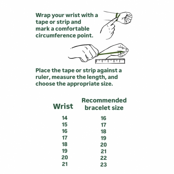 Stříbrný náramek &amp;quot;Plochý Bismarck&amp;quot; - 4