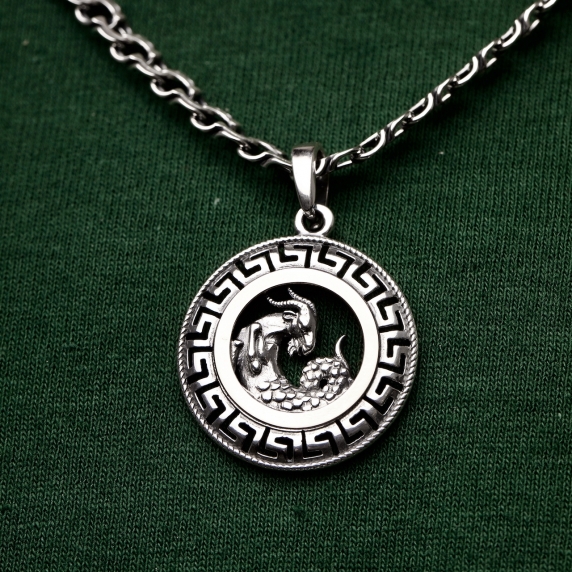 Silver pendant &amp;quot;Capricorn&amp;quot; - 1