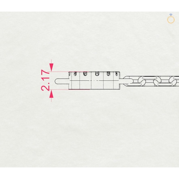 Золоте браслет &amp;quot;Натхнення&amp;quot; - 5