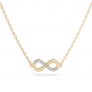 Zlatý náhrdelník &amp;quot;Nekonečno&amp;quot; - 1