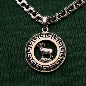 Срібна підвіска "Овен"