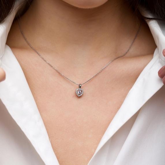 Серебряный подвес &amp;quot;Сердце&amp;quot; - 3