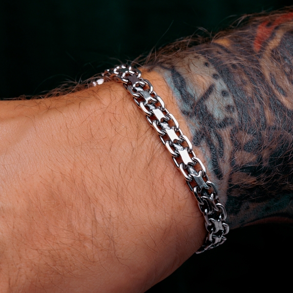 Silver bracelet &amp;quot;Double Anchor&amp;quot; - 2