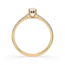 Gold Ring «Light» - 2