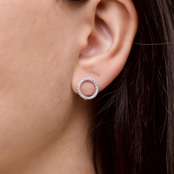 Silver earrings &amp;quot;Moon&amp;quot; - 1