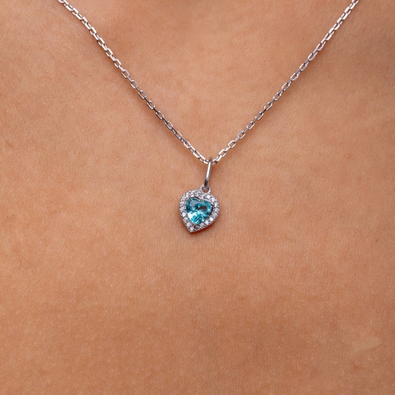 Серебряный подвес &amp;quot;Сердце&amp;quot; - 2