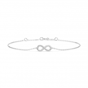 Золоте браслет "Нескінченність"