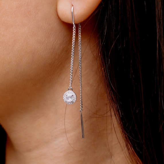 Серебряные сережки &amp;quot;Лира&amp;quot; - 2