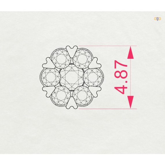 Золотые серьги «Изящество» - 4