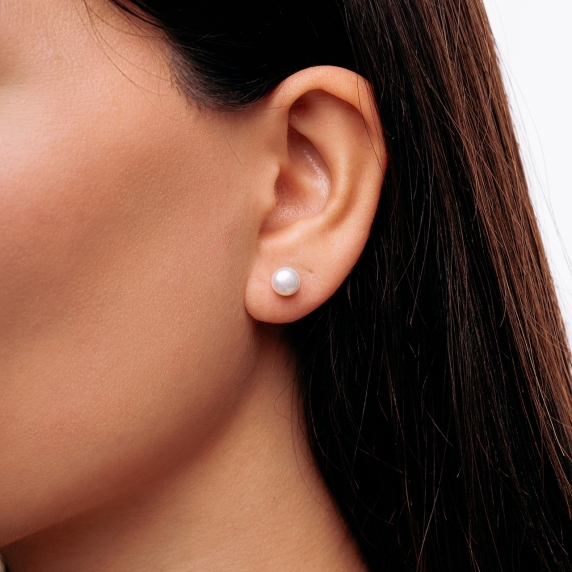 Срібні сережки «Сяйво світанку» - 1