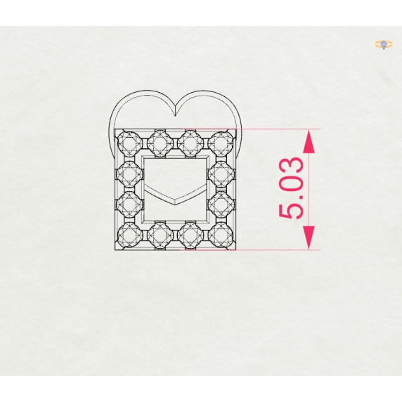 Золоті сережки «Елегія» - 5