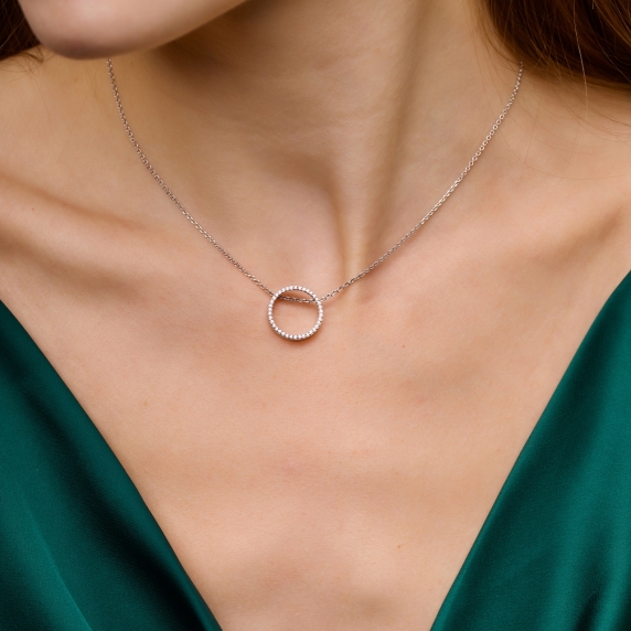 Silver necklace &amp;quot;Moon&amp;quot; - 5