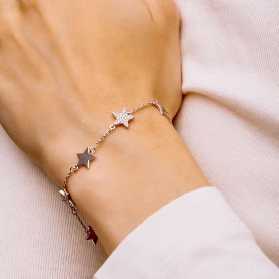 Stříbrný náramek &amp;quot;Hvězda&amp;quot; - 3