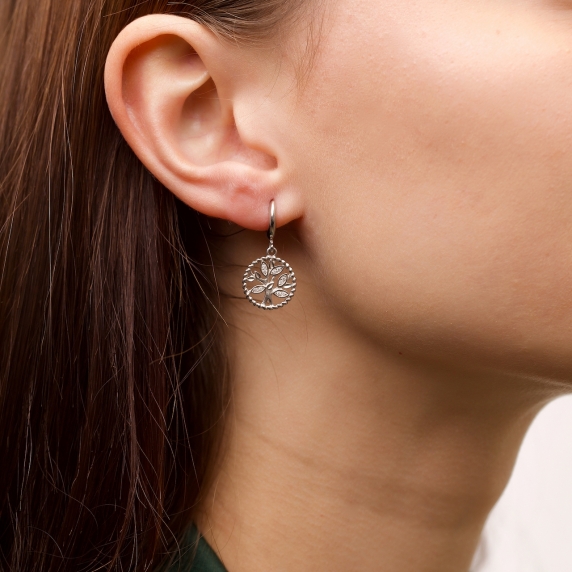 Серебряные серьги &amp;quot;Гармония&amp;quot; - 2