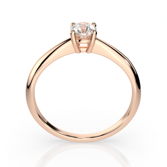 Gold Ring «Elegance» - 3