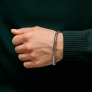 Silver bracelet &amp;quot;Spartak&amp;quot; - 7