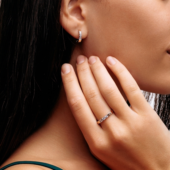 Stříbrné náušnice &amp;quot;Viola&amp;quot; - 5