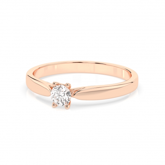 Gold Ring «Essence» - 3