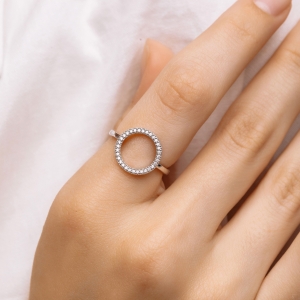 Silver ring "Grace"