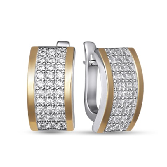 Серебряные серьги &amp;quot;Афродита&amp;quot; - 4