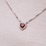Silver necklace &amp;quot;Heart&amp;quot; - 2