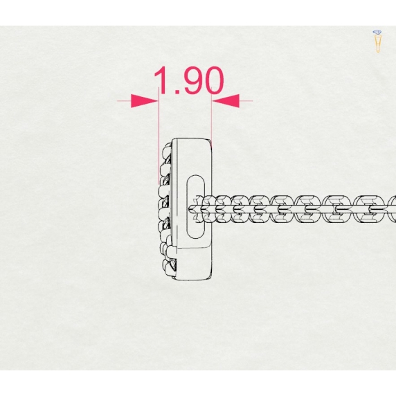 Золотой браслет &amp;quot;Бесконечность&amp;quot; - 5