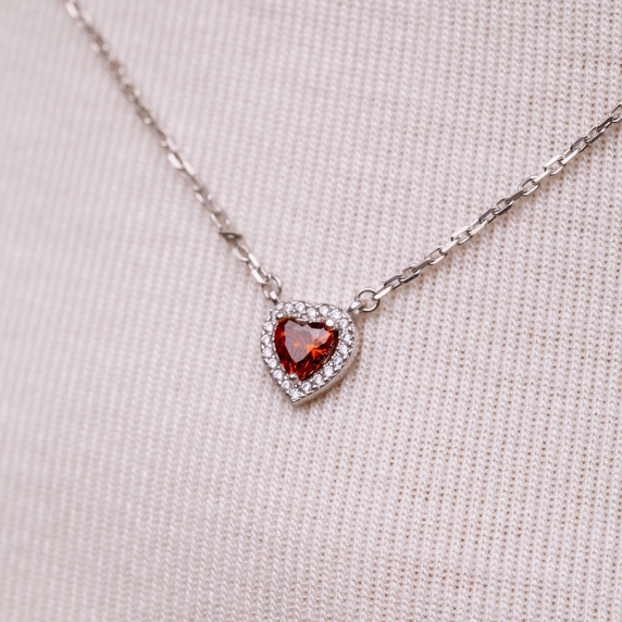 Silver necklace &amp;quot;Heart&amp;quot; - 2
