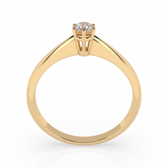 Gold Ring «Brilliance» - 2