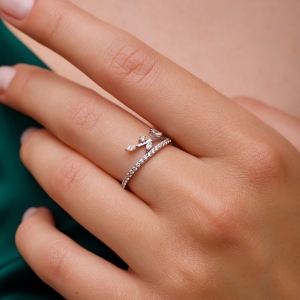 Stř&iacute;brn&eacute; prsteny "Harmonie"