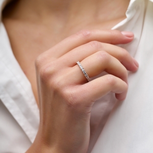 Stř&iacute;brn&yacute; prsten "Z&aacute;ře"