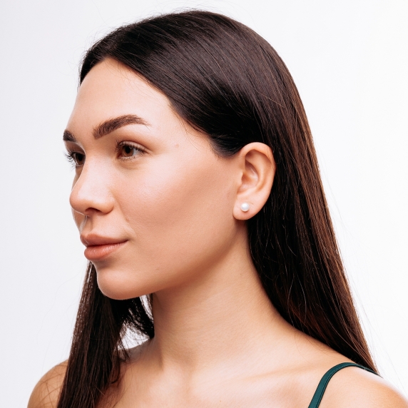 Срібні сережки «Сяйво світанку» - 4