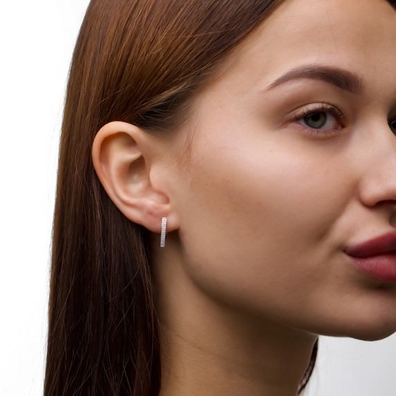 Срібні сережки &amp;quot;Ніжність&amp;quot; - 2