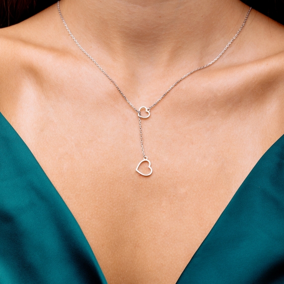 Срібне кольє &amp;quot;Серце&amp;quot; - 1