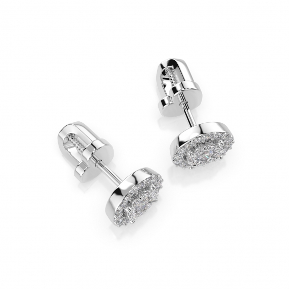 Gold Earrings «Harmony» - 3