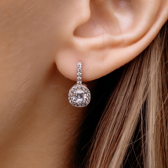 Silver earrings &amp;quot;Lunara&amp;quot; - 1