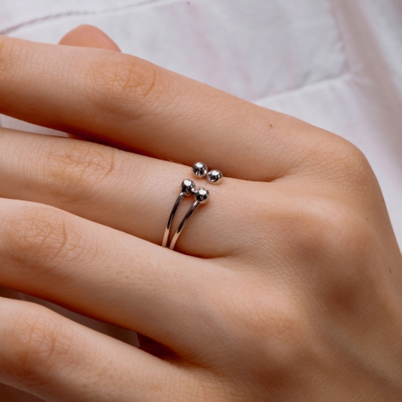 Silver ring &amp;quot;Sphere&amp;quot; - 2