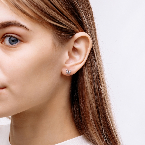 Stříbrné pecky &amp;quot;Motýlci&amp;quot; - 3