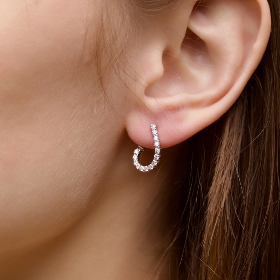 Silver earrings &amp;quot;Marianna&amp;quot; - 1