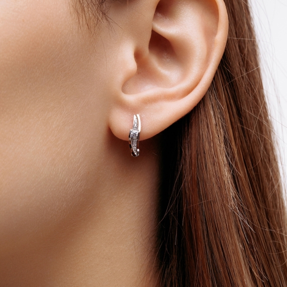 Stříbrné náušnice &amp;quot;Aurora&amp;quot; - 3