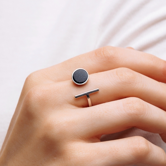 Silver ring &amp;quot;Moon&amp;quot; - 1