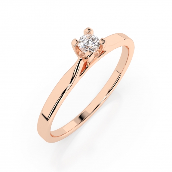 Gold Ring «Spark» - 1