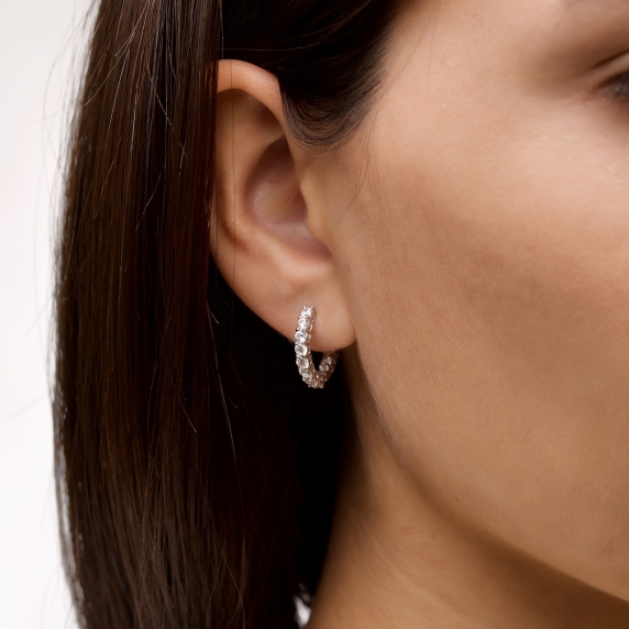 Stříbrné náušnice &amp;quot;Aura&amp;quot; - 2