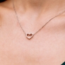 Silver necklace &amp;quot;Heart&amp;quot; - 1