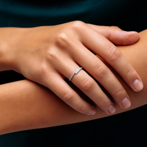 Stř&iacute;brn&yacute; prsten "Florencie"