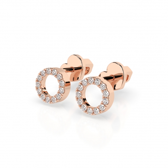 Gold Earrings «Shine» - 2